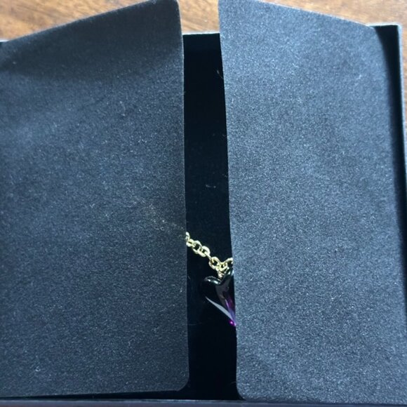 Dyadema Murano | Glass Heart Venetian Bronze Necklace Handcrafted Made in Italy - Picture 5 of 6